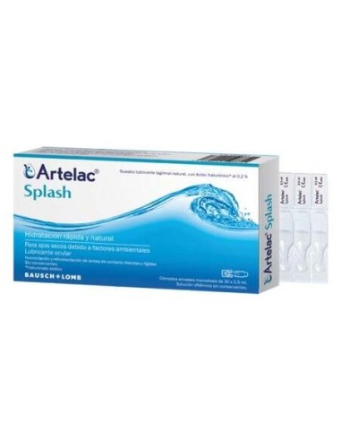 Artelac Splash Colirio Ojos Secos 0.5Ml 30 Monodosis