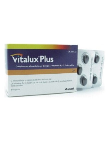 Vitalux Plus 84 Capsulas Gelatina Blanda
