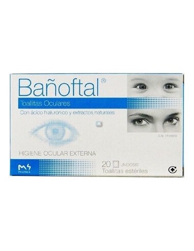 Bañoftal® Toallitas Oculares Estériles 20Uds