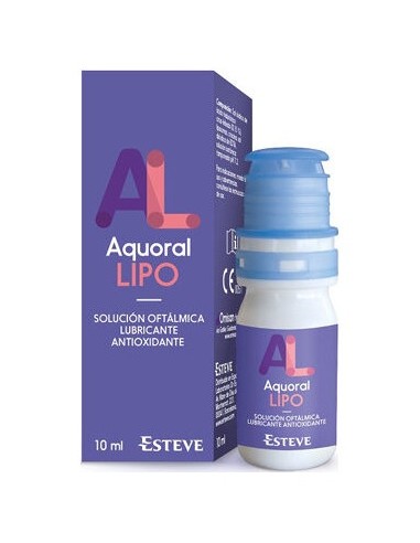 Aquoral Lipo Solución Oftálmica Lubricante Antioxidante 10Ml