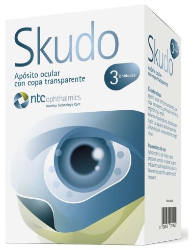 Skudo Aposito Ocular Cap Transparente 3U