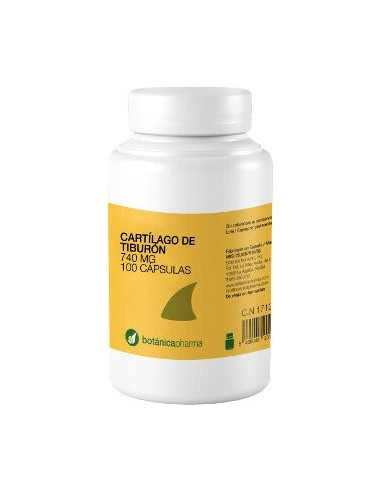 Cartilago Tiburon 740Mg 100Cap Botanica