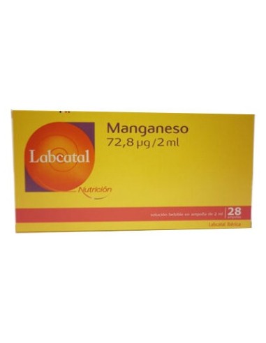 Labcatal 10 Manganeso 28 Ampollas