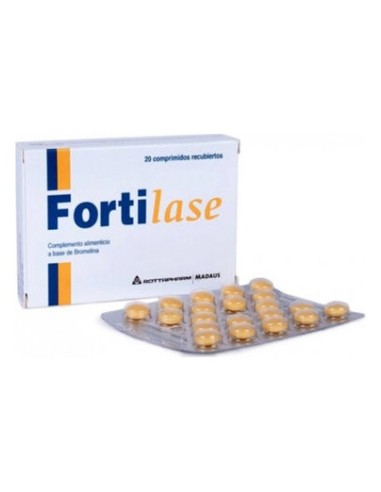 Fortilase 20 Comprimidos Recubiertos