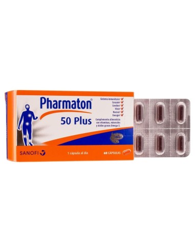 Pharmaton 50 Plus 60 Capsulas