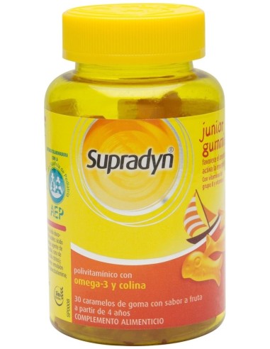 Supradyn® Junior Gummies Vitaminas Crecimiento Niños 30Uds
