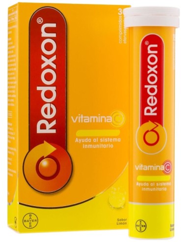 Bayer Redoxon® Vitamina C Limón Efervescente 1G X 30Comp