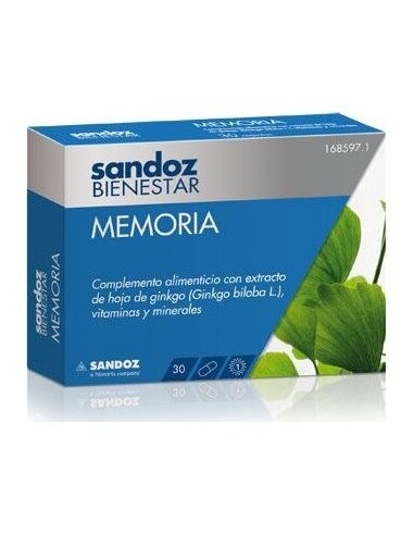 Sandoz Bienestar Memoria 30 Capsulas