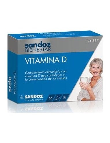 Sandoz Bienestar Vitamina D 30 Capsulas