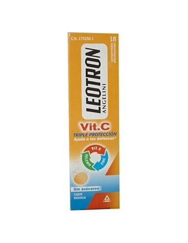 Leotron Vitamina C 18 Comp Efervescentes