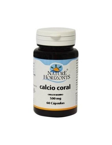 Calcio Coral 500Mg 60Caps Nature Horizon