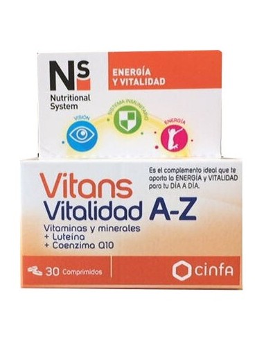 Ns Vitans Vitalizada A Z 30 Comp