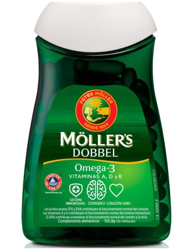 Moller´S Dobbel Omega 3 112 Caps