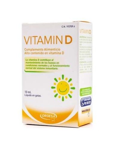 Ordesa Vitamin D Gotas 10Ml