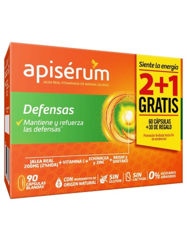 Apiserum Defensa Capsulas Pack 3M