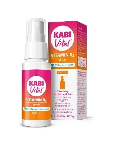 Fresenius Kabivital Vitamina D3 1000 Ui Spray Menta 25 Ml