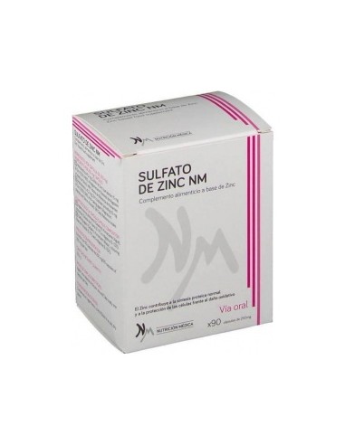 Sulfato De Zinc Nm 90 Capsulas Cantabria