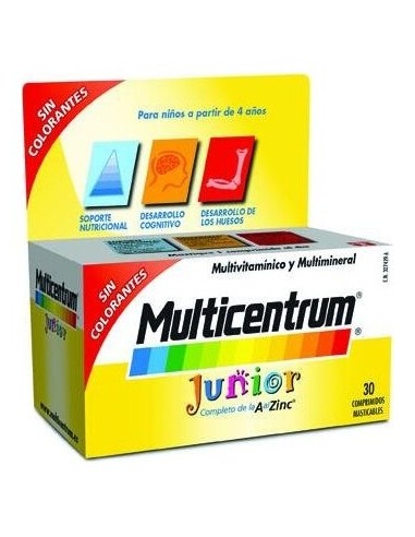 Multicentrum Junior 30 Comprimidos