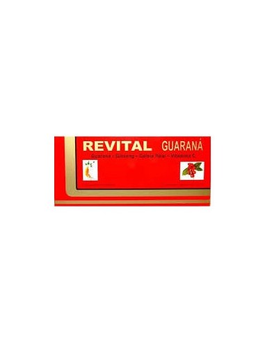 Revital Guarana 20 Ampollas Bebibles