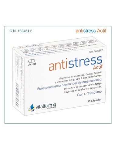 Antiestress Actif 30 Caps Vitalfarma
