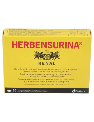 Herbensurina 30 Comprimidos