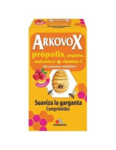 Arkovox Própolis + Vitamina C Sabor Frambuesa 24Comp