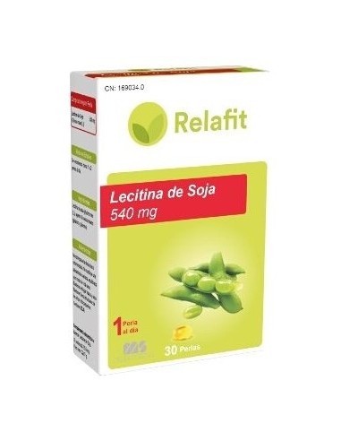 Relafit Ms Lecitina De Soja/(30 Caps )