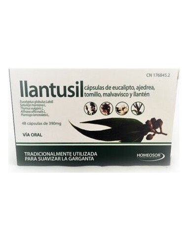 Soria Natural Llantusil Capsulas  Homeosor 48 Caps