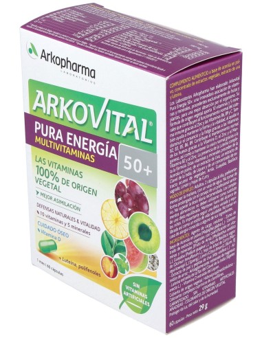 Arkovital Pura Energia Senior 50+60Ca