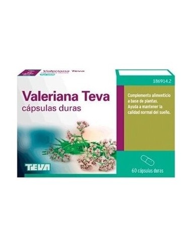 Valeriana Teva 200Mg 60 Caps Duras