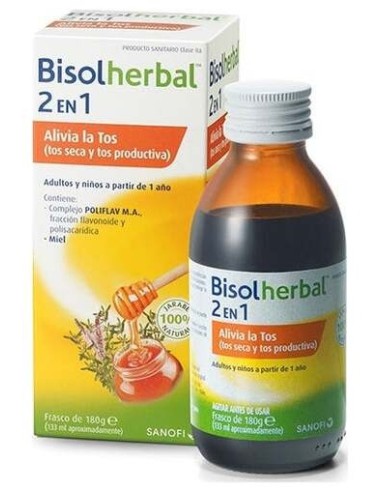 Bisoherbal 2 En 1 Jarabe 133Ml Sin Azucar