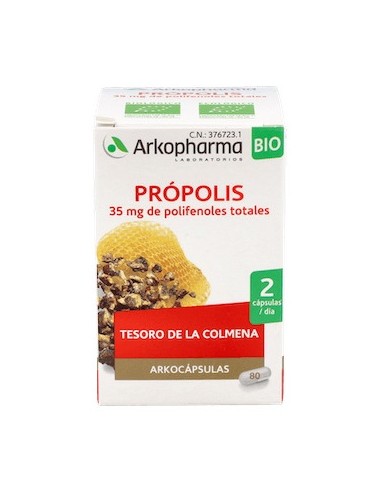 Arkocapsulas Propolis 84 Capsulas
