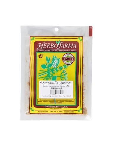 Herbofarma Manzanilla Amarga Al Vacío 30G