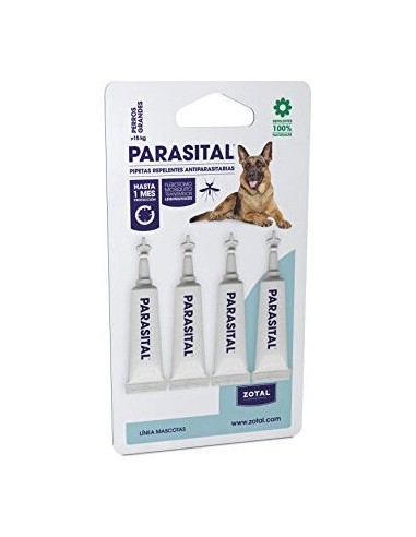 Parasital Pipetas Perros Grande 4U Zotal