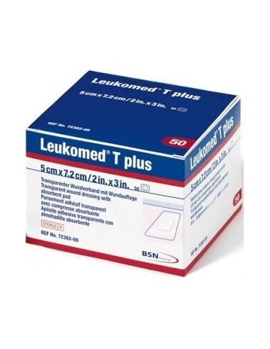 Leukomed T Plus Ste 5Cm X 7,2Cm 5 Unds